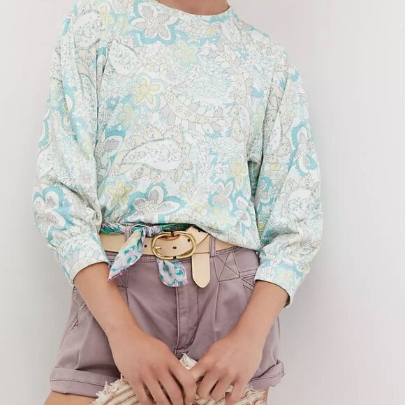 Sundry Tops - Sundry Women's Paisley Print Pullover Sweatshirt Size S